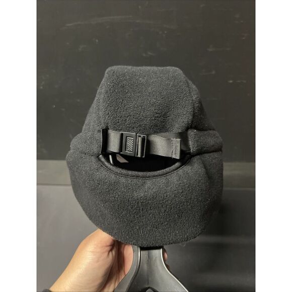 Vintage Patagonia Synchilla Fleece Duckbill Cap Large Black Vintage Adult Hat - Picture 3 of 4